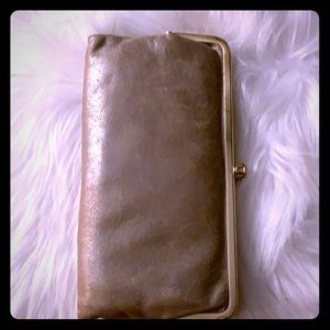 Gold HOBO Lauren wallet